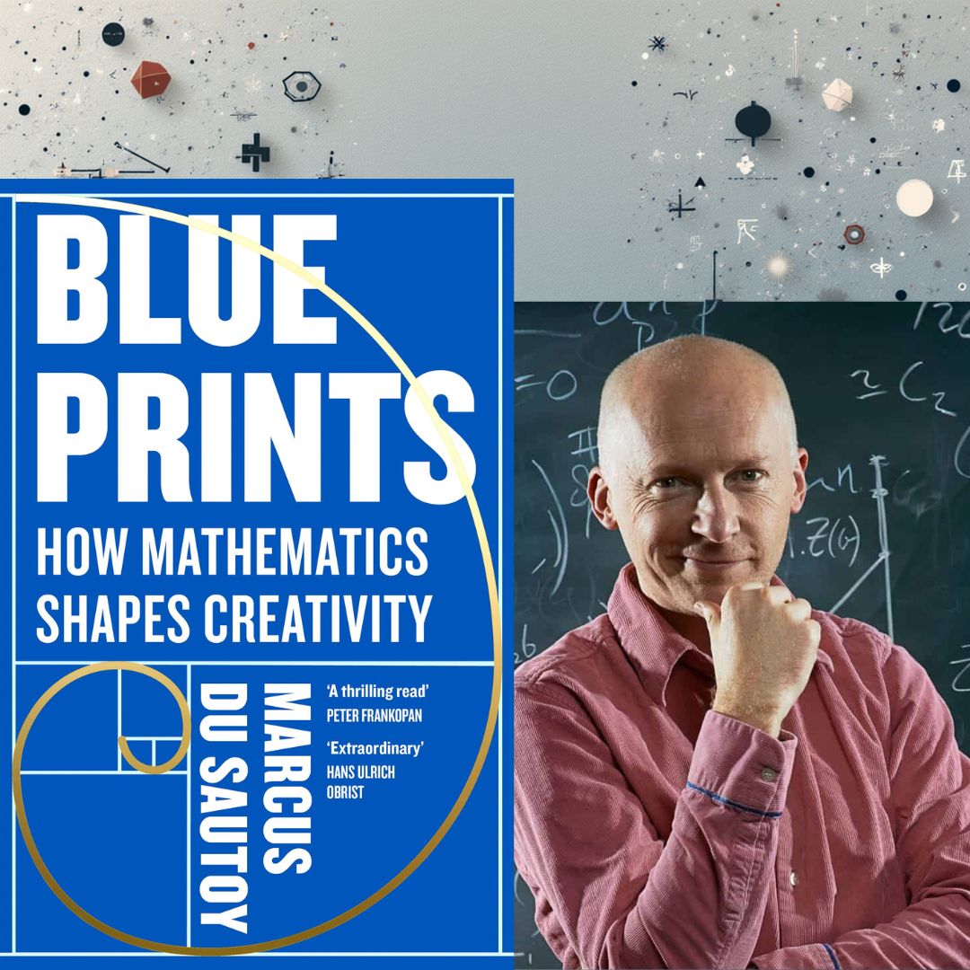 Marcus du Sautoy with Harry Baker