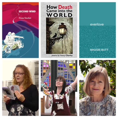 Poetry Hub – Fiona Sinclair, Nancy Charley and Maggie Butt