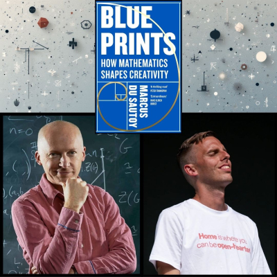 Marcus du Sautoy with Harry Baker